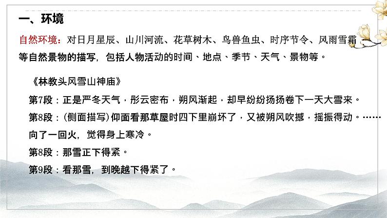 2023届高考语文复习:小说环境形象鉴赏 课件43张第6页