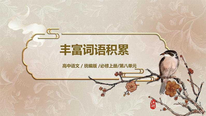 第八单元第一节《丰富词语积累》课件第1页
