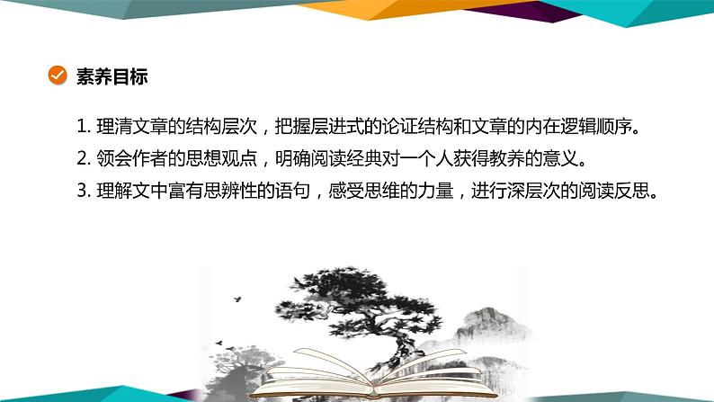 高中语文必修上册 13《 读书:目的和前提 》课件PPT02