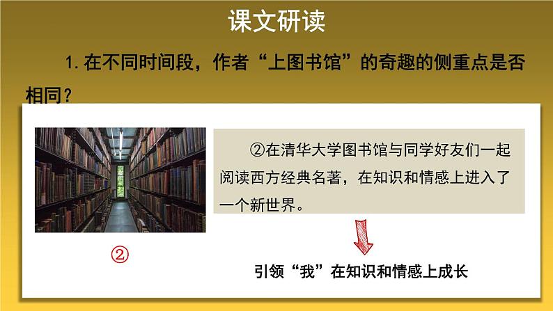 上图书馆 同步课件 高中语文部编版必修上册第8页