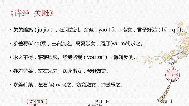 2022—2023学年统编版高中语文必修上册 古诗词诵读《静女》课件29张04