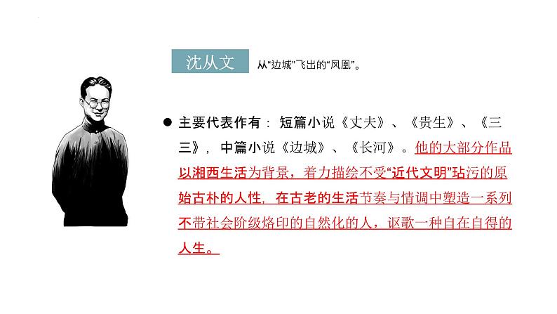 2021-2022学年统编版高中语文选择性必修下册5.2《边城》课件25张06