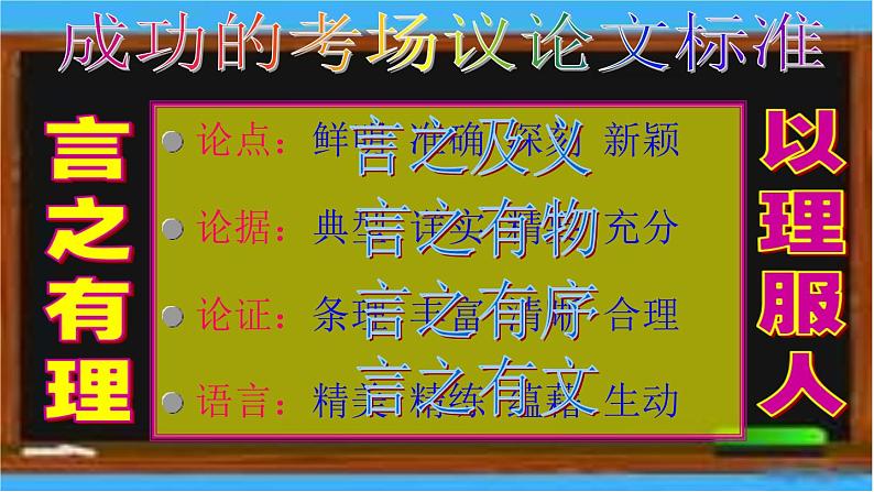 高考材料作文成文攻略5拟分论点著华美章(44张)第6页