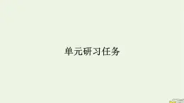 2022秋新教材高中语文第一单元单元研习任务课件部编版选择性必修上册