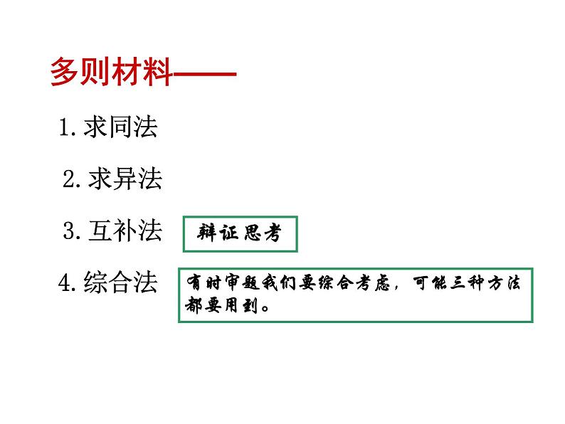 选择性必修 上册 语文 《多则材料作文的审题立意》 课件第3页