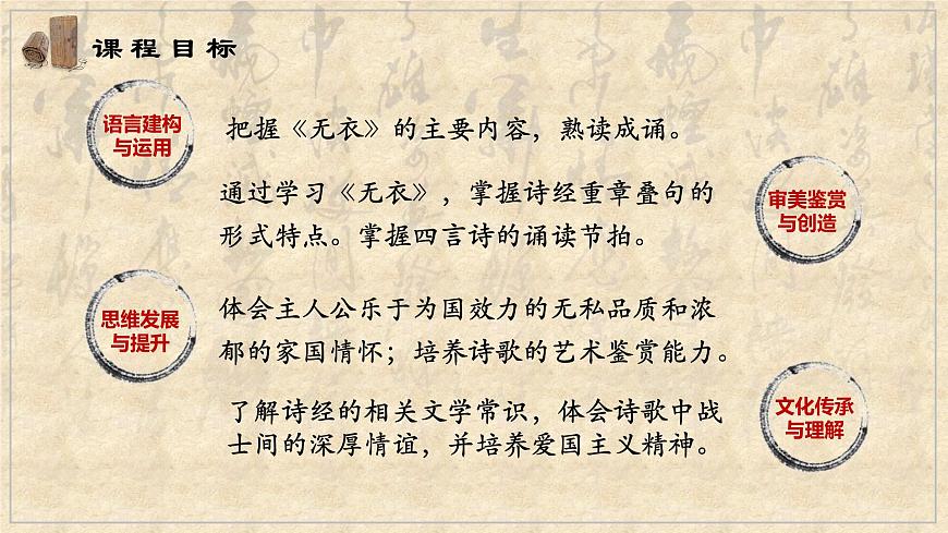 2022-2023學年統(tǒng)編版高中語文選擇性必修上冊古詩詞誦讀《無衣》課件第7頁