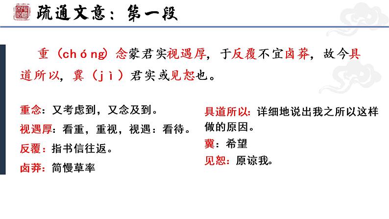 统编版必修下册 15.2 答司马谏议书 课件第8页