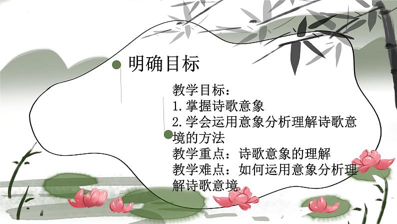 2023届高考语文一轮复习:古典诗词鉴赏之诗歌形象鉴赏 课件02
