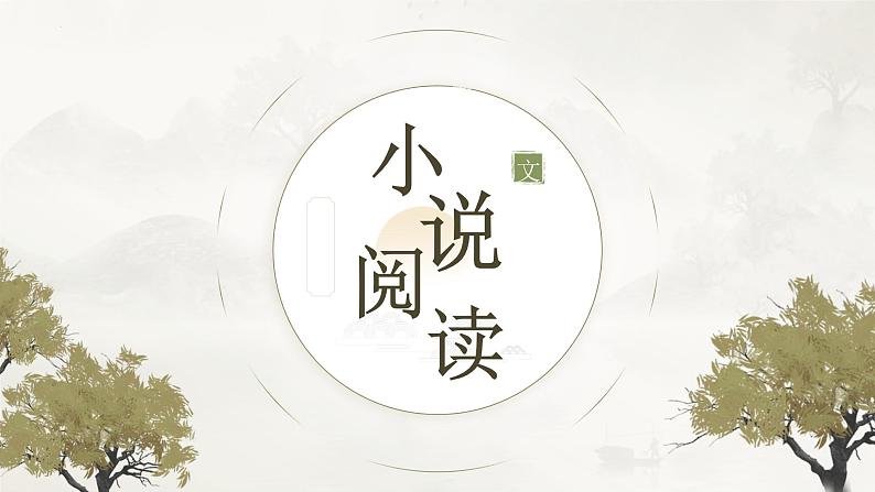 2023届高考语文小说阅读之小说考查整体把握 课件第1页