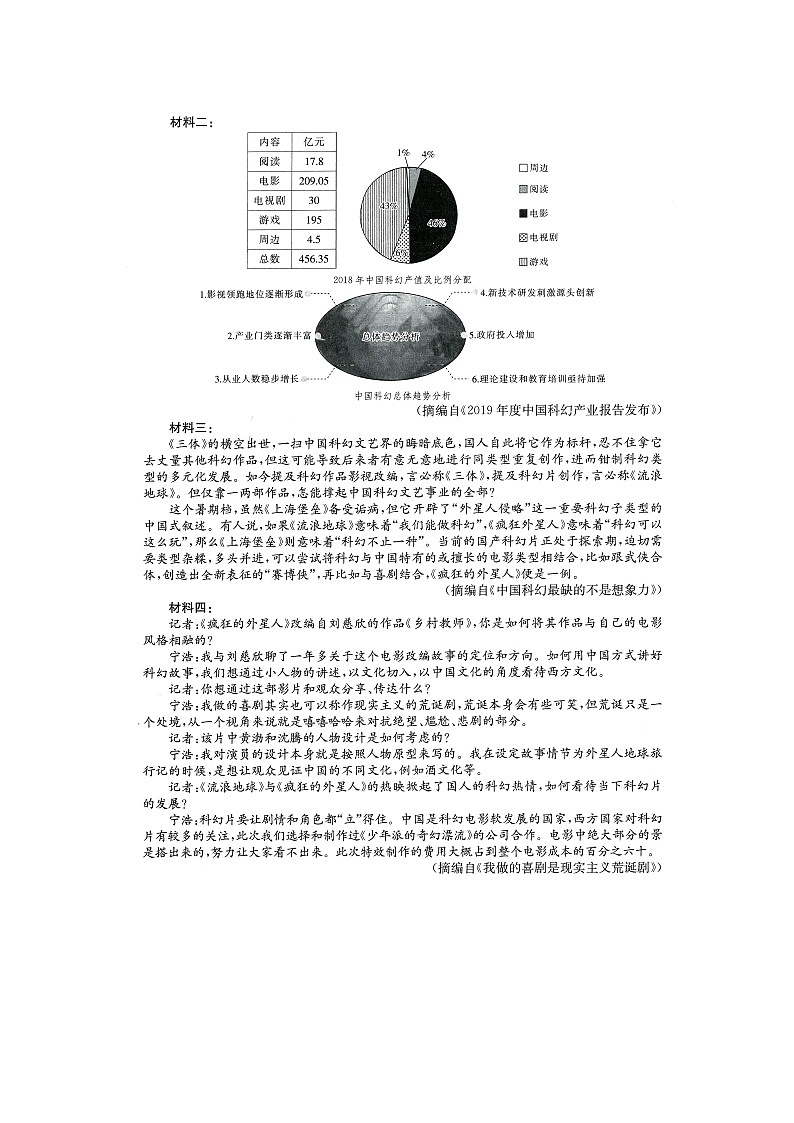 2021南阳高一上学期期中适应性摸底考试语文试题扫描版含答案03