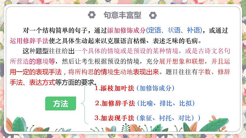 2023届高考语文复习:扩展语句 课件第4页