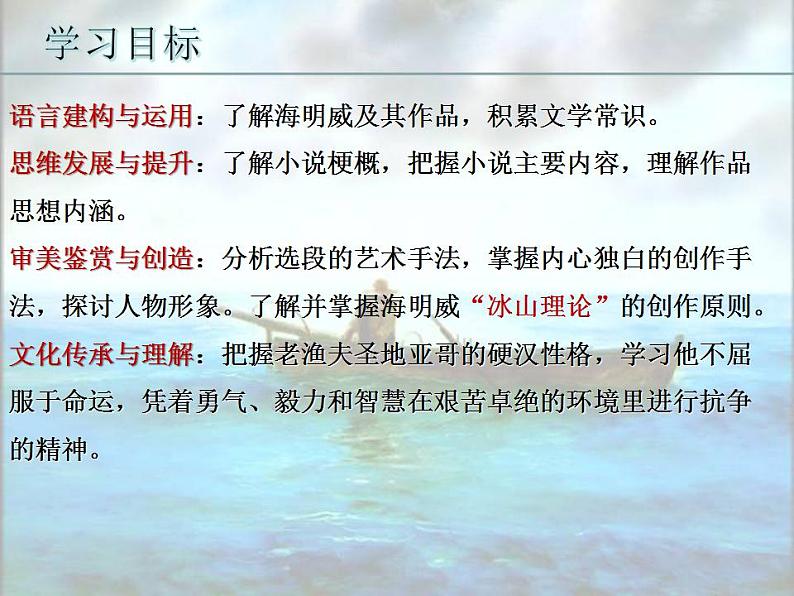 10《老人与海(节选)》课件 2022-2023学年统编版高中语文选择性必修上册03