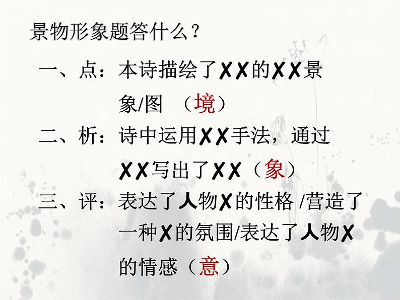 2023届高考语文复习:诗歌鉴赏之形象 课件第6页