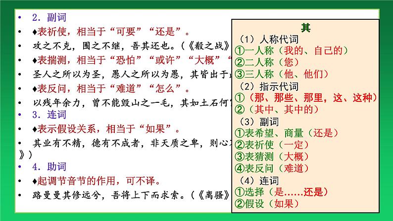 2023届高考语文复习文言文阅读之文言虚词 课件第8页