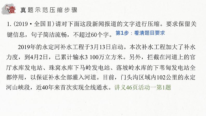 2023届高考语文复习-语言压缩 课件第6页