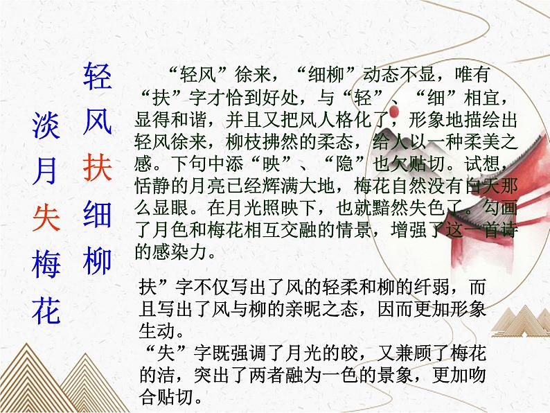 2023届高考语文复习:诗歌鉴赏-炼字 课件05