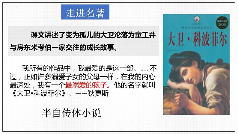 2022-2023学年统编版高中语文选择性必修上册8《大卫·科波菲尔(节选)》课件第7页
