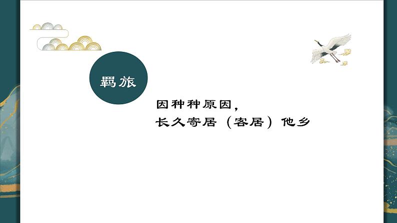 2023届高考语文复习:诗歌专题复习之羁旅思乡诗 课件第2页