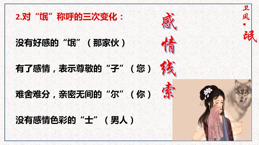 1.1《氓》課件 統(tǒng)編版高中語文選擇性必修下冊第4頁