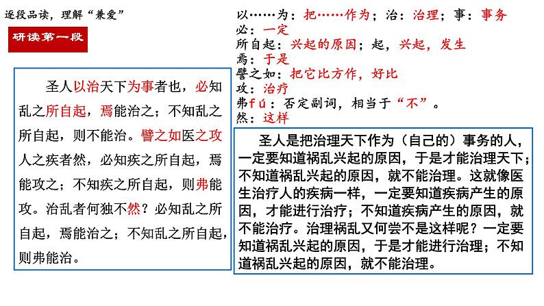 统编版选择性必修上册 7 兼爱 课件07