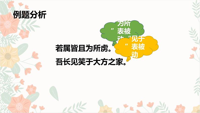 2023届部编版高考语文复习:文言文句式之被动句课件03