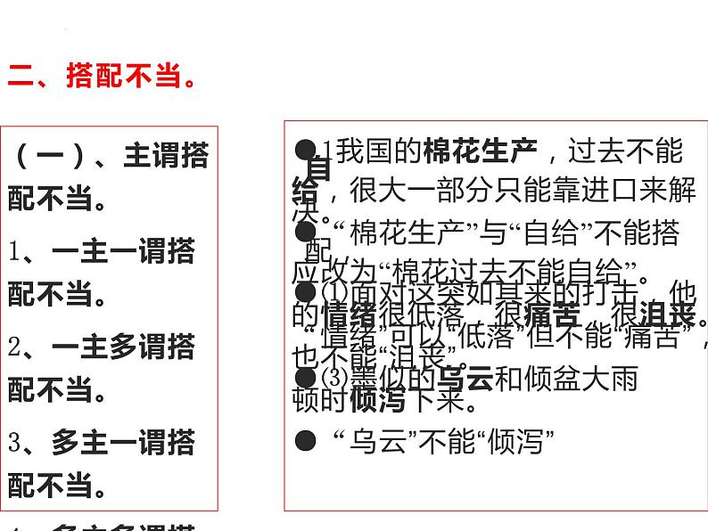 2023届高考专题复习:病句类型归纳 课件第6页
