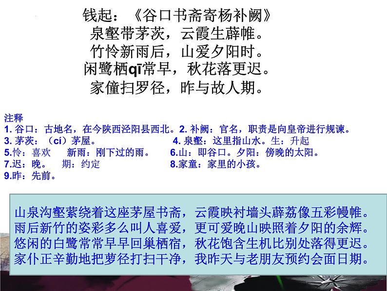 2023届高考专题复习:有效读懂诗歌 课件第6页