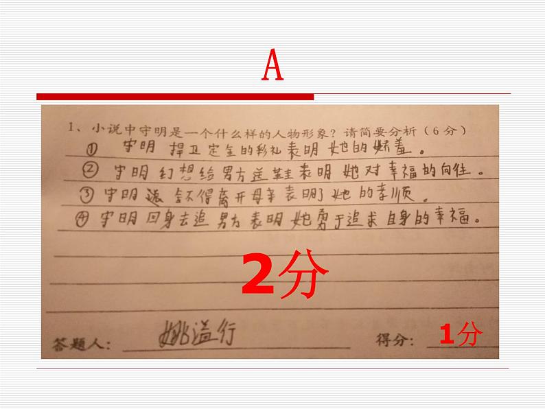 高考小说人物形象题的答题指导课件第4页