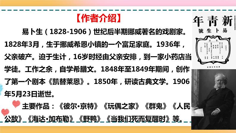 2.2.4.12.1.1统编版(2019)选择性必修中册第4单元第12课第1篇玩偶之家(节选)【课件】第8页