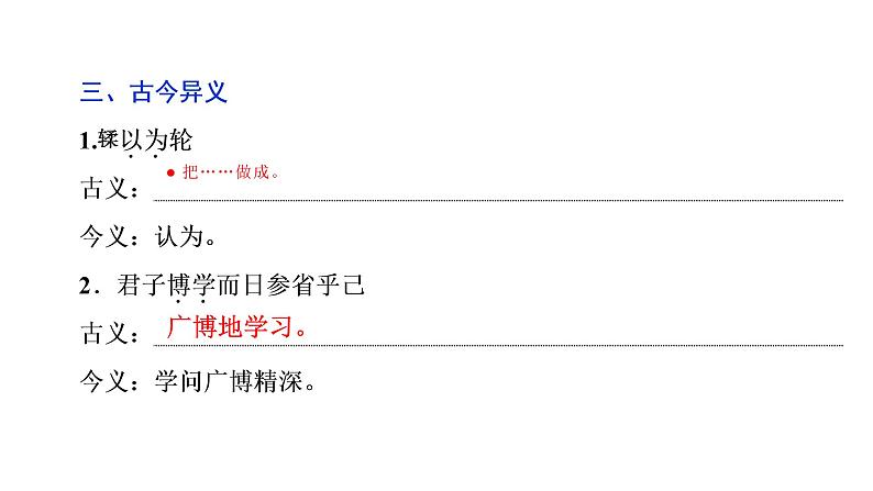 高考语文复习-- 语文新高考60篇古诗文(知识归纳)课件PPT第8页