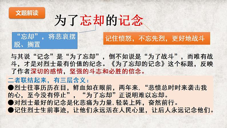 6.2《为了忘却的记念》课件2022—2023学年统编版高中语文选择性必修中册第2页