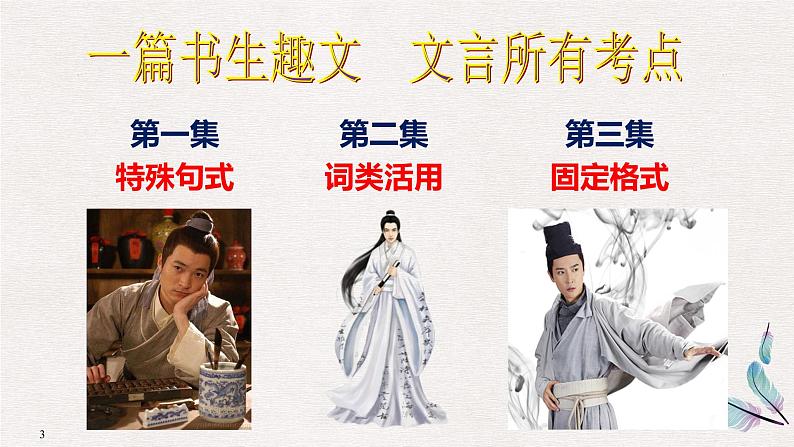 高考语文复习--考前温故小专题8:文言文翻译(书生趣文)讲解课件PPT第3页