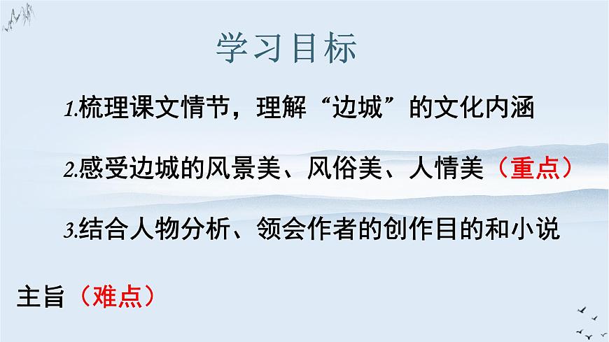第二單元5.2《邊城》課件PPT第2頁
