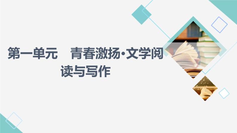 人教统编版高中语文必修上册第1单元青春激扬•文学阅读与写作课件+学案01