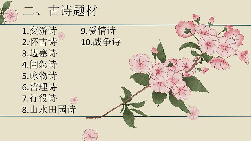 2023屆高考語文復(fù)習(xí)：詩歌的常識 課件第3頁