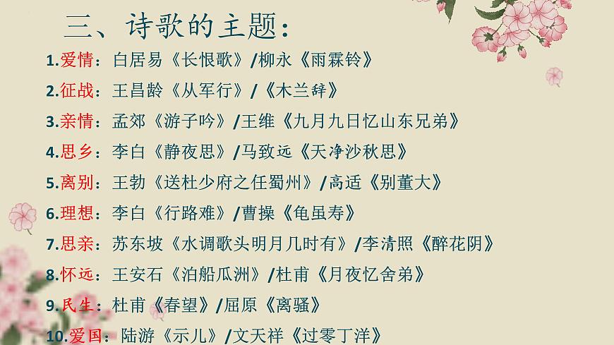 2023屆高考語文復(fù)習(xí)：詩歌的常識 課件第4頁