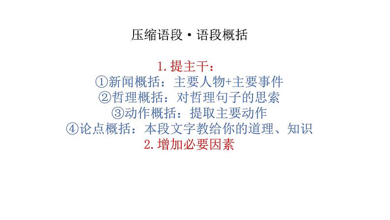 2023届高考语文复习:压缩语段·图文转换 课件第3页