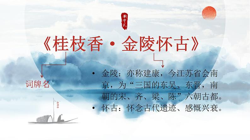 古诗词诵读《桂枝香·金陵怀古》课件 2022-2023学年统编版高中语文必修下册04