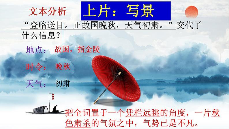 古诗词诵读《桂枝香·金陵怀古》课件 2022-2023学年统编版高中语文必修下册06