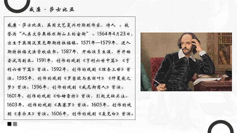2023-2024学年统编版高中语文必修下册《哈姆雷特》(节选)课件PPT第5页