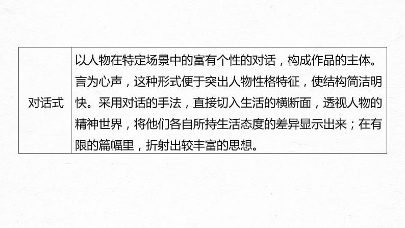 新高考语文第3部分 专题15 Ⅲ 核心突破 突破一 梳理脉络,扣住技巧,精准分析情节艺术课件PPT08