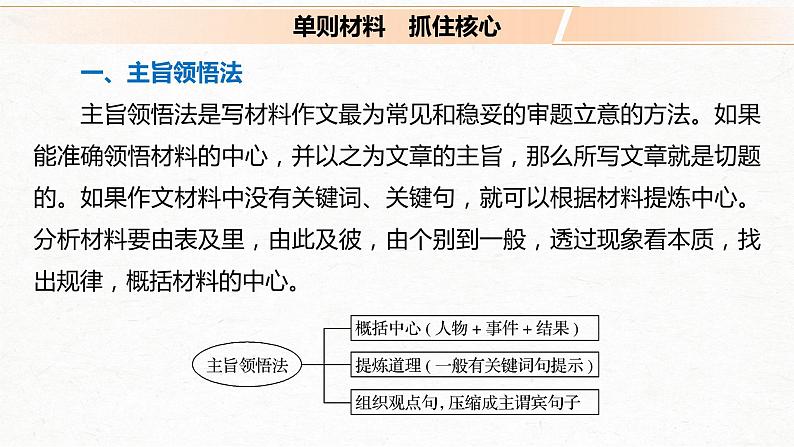 新高考语文第4部分 专题17 Ⅰ 突破二 明确类型,抓住核心,精准新材料作文审题立意课件PPT第5页