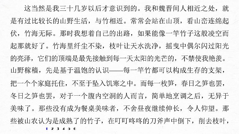 新高考语文第8部分 文学类文本阅读 散文 对点精练四 分析概括形象课件PPT第3页