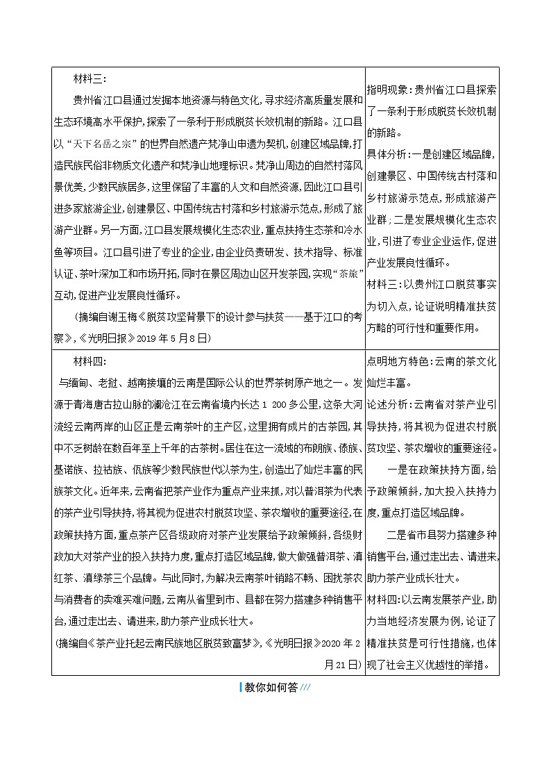 2023高中语文二轮复习第二编实用类文本阅读妙招1入内出外需兼顾 选择题满分核心指导学案第2页