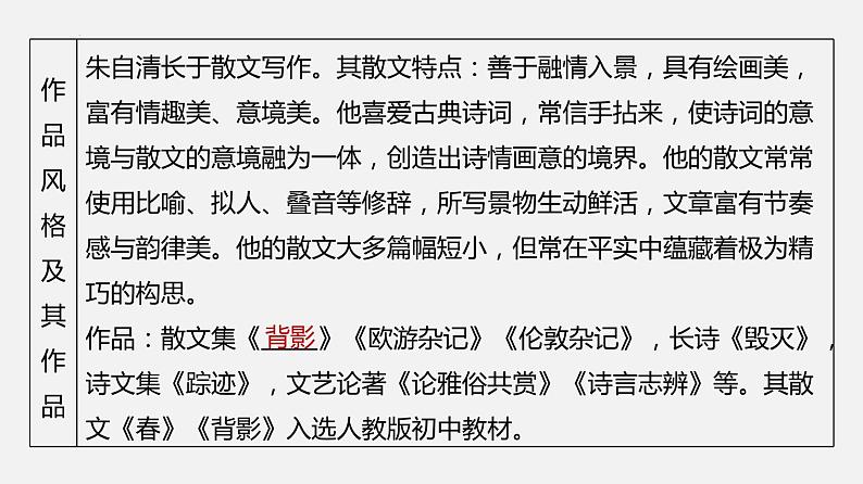 单元复习07 第七单元 【过知识】-2022-2023学年高一语文单元复习(统编版必修上册)第7页