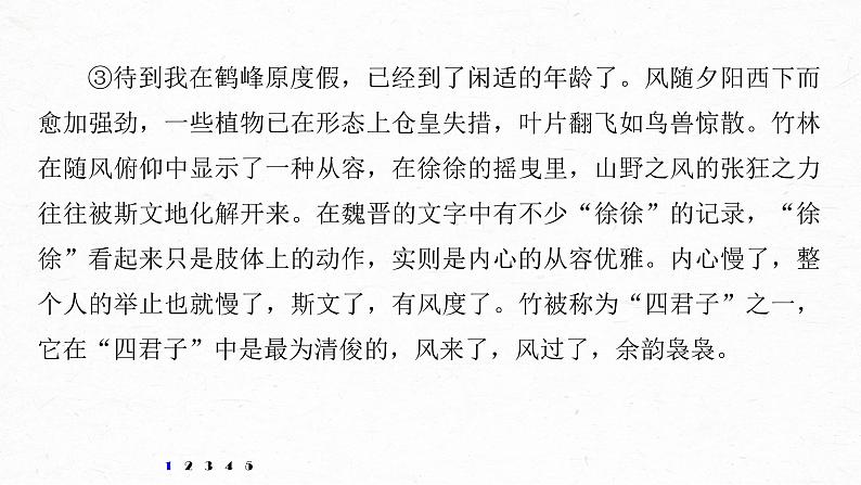 新高考语文第6部分 专题16 对点精练四 精准分析概括形象课件PPT第5页