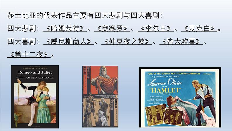 《哈姆莱特(节选)》课件2021-2022学年统编版高中语文必修下册第4页