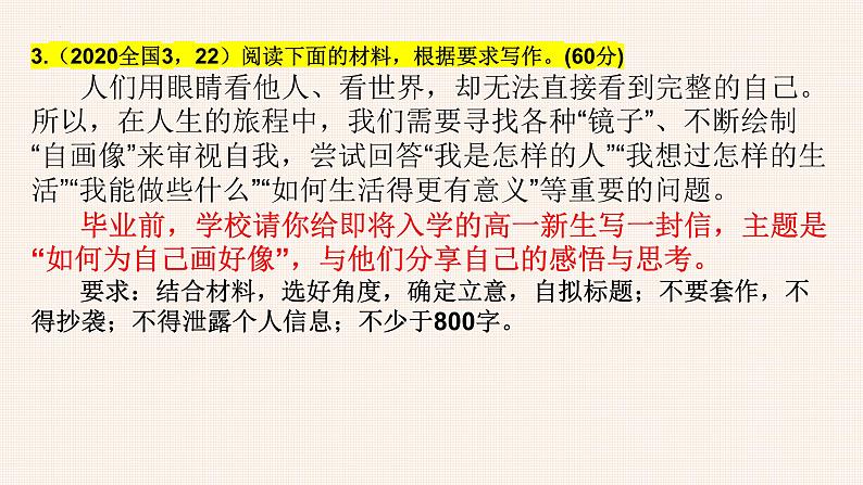 2023届高考语文专题复习之议论文写作专项 课件第5页
