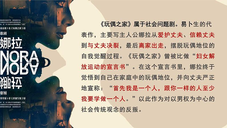 12《玩偶之家(节选)》课件 2022-2023学年统编版高中语文选择性必修中册第7页