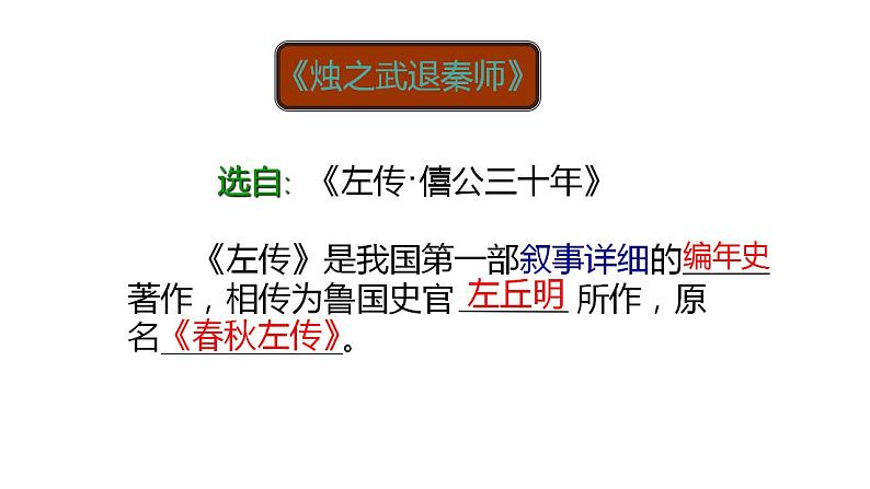 《烛之武退秦师》2023.3.6课件PPT第2页